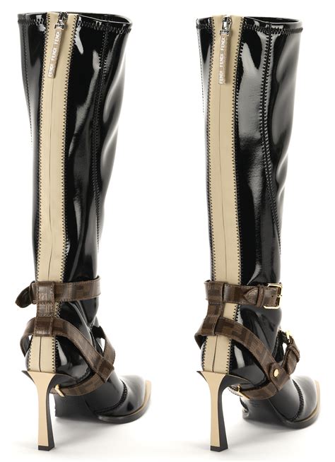 fendi knee high patent boots.